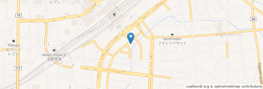 Mapa de ubicacion de 一言亭 en 日本, 长野县, 長野市.