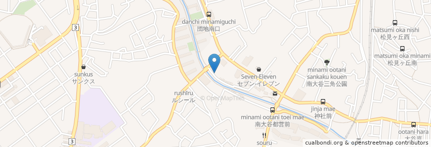 Mapa de ubicacion de サニーライフ玉川学園 en Japón, Tokio, Machida.