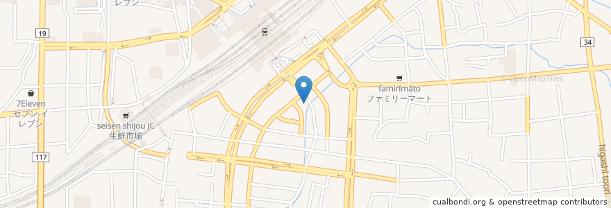 Mapa de ubicacion de 焼鳥亭かつら en Japão, Nagano, Nagano.