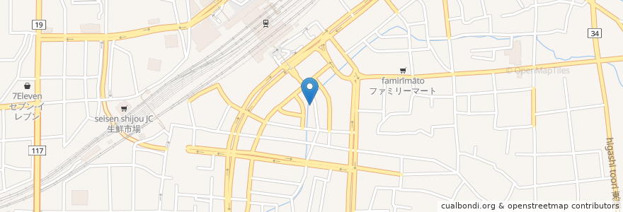 Mapa de ubicacion de やきとり西ちゃん en Japan, 長野県, Nagano.
