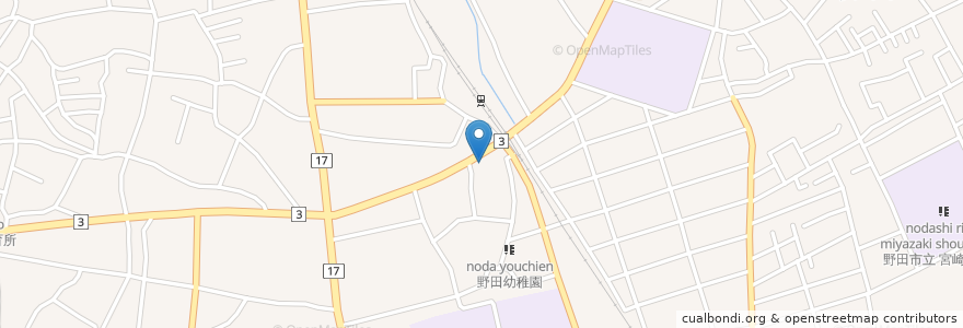 Mapa de ubicacion de MAHEK en 日本, 千葉県, 野田市.