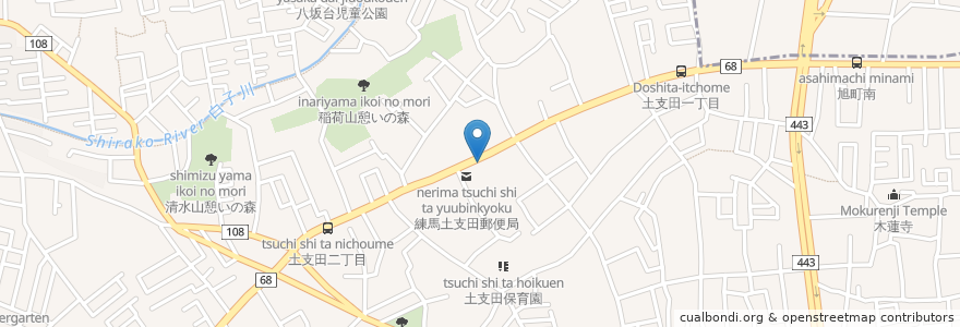 Mapa de ubicacion de たいら整形外科クリニック en Japão, Tóquio, 練馬区.