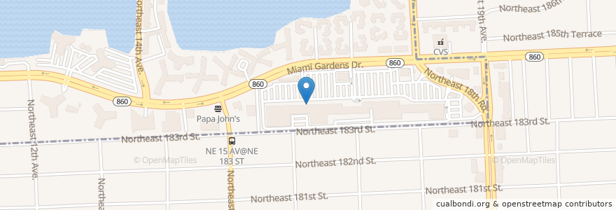 Mapa de ubicacion de Pediatric Associates en アメリカ合衆国, フロリダ州, マイアミ・デイド郡, North Miami Beach.