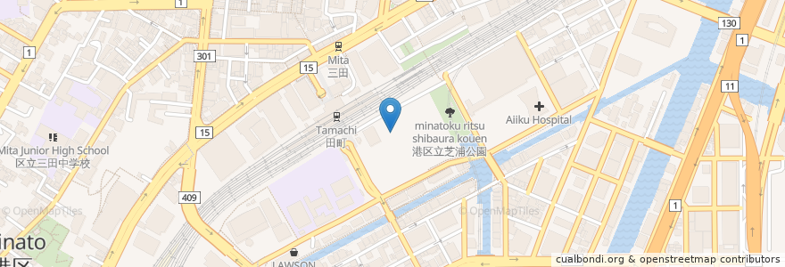 Mapa de ubicacion de シュマッツビアレストラン en Japon, Tokyo, 港区.