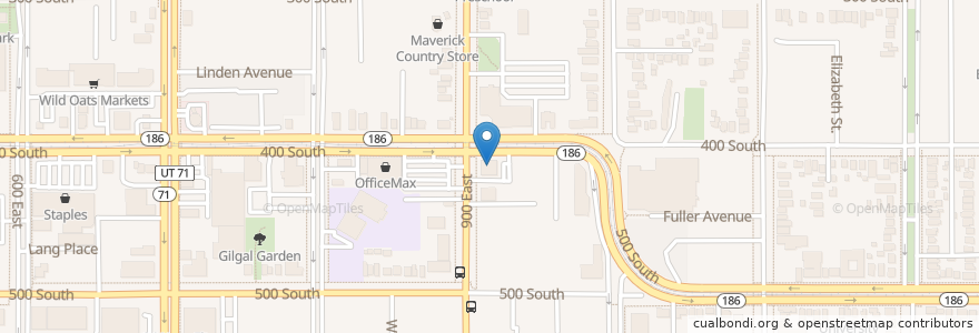 Mapa de ubicacion de Village Inn en ایالات متحده آمریکا, یوتا, Salt Lake County, Salt Lake City.