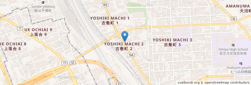 Mapa de ubicacion de うわだいら歯科医院 en Япония, Сайтама, Сайтама, 大宮区.