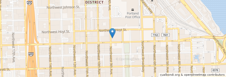 Mapa de ubicacion de Caffe Allora en États-Unis D'Amérique, Oregon, Portland, Multnomah County.