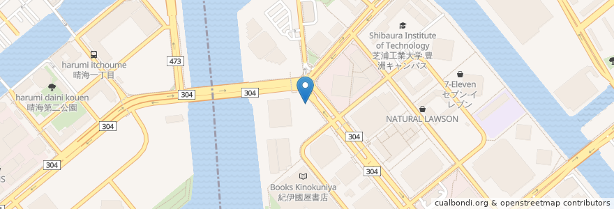 Mapa de ubicacion de 大久保クリニック en Giappone, Tokyo, 江東区.