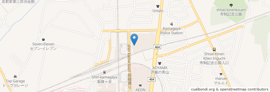 Mapa de ubicacion de Royal Bengal en اليابان, 千葉県, 鎌ケ谷市.