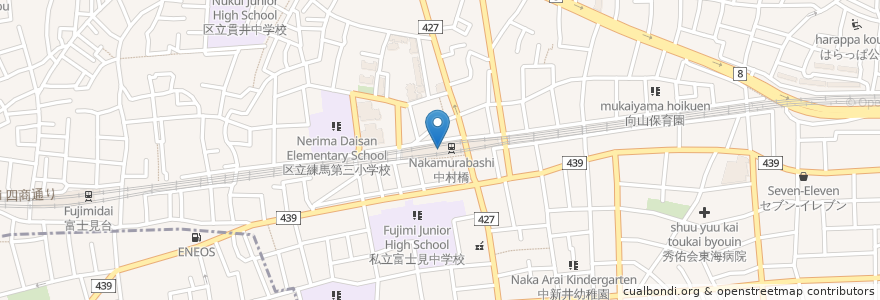 Mapa de ubicacion de ドトールコーヒーショップ en Japonya, 東京都, 練馬区.