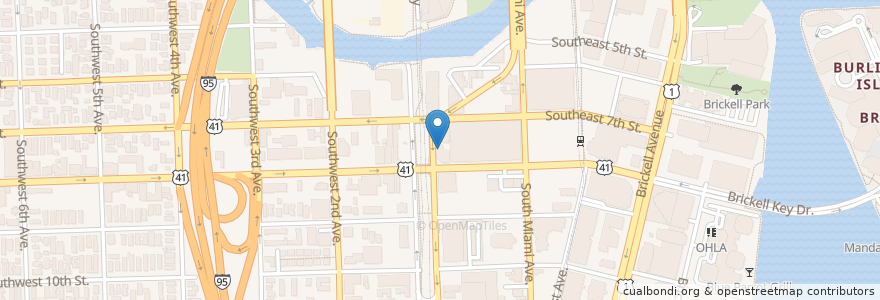 Mapa de ubicacion de Blackbird Ordinary en Stati Uniti D'America, Florida, Contea Di Miami-Dade, Miami.