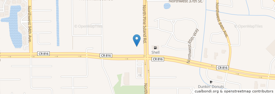Mapa de ubicacion de BB&T en United States, Florida, Broward County, Sunrise.