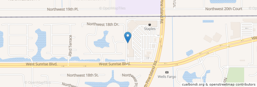 Mapa de ubicacion de LandLubber's Raw Bar and Grill en Amerika Syarikat, Florida, Broward County.