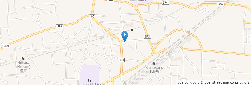 Mapa de ubicacion de 吉田交番 en Japón, Prefectura De Nagano, 長野市.