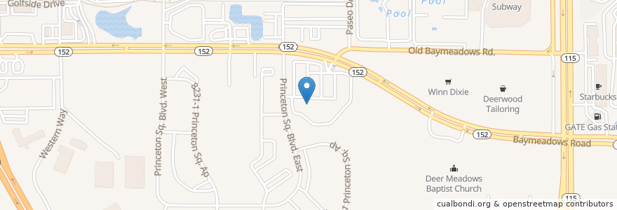 Mapa de ubicacion de My Tap Room en Estados Unidos Da América, Flórida, Condado De Duval, Jacksonville.