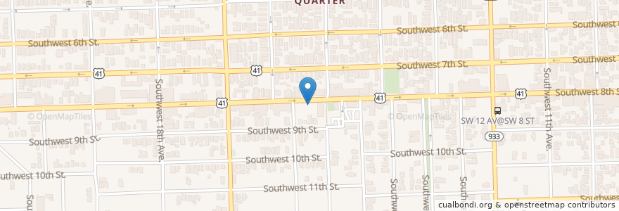 Mapa de ubicacion de La Colada Gourmet en United States, Florida, Miami-Dade County, Miami.
