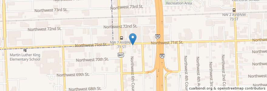 Mapa de ubicacion de Naomi’s Garden Restaurant & Lounge en Amerika Syarikat, Florida, Miami-Dade County, Miami.