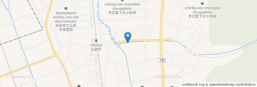 Mapa de ubicacion de スマイル薬局 en 日本, 大阪府, 八尾市, 柏原市.