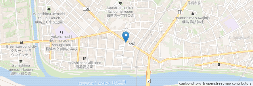 Mapa de ubicacion de いきなりステーキ en Japan, Präfektur Kanagawa, Yokohama, 港北区.