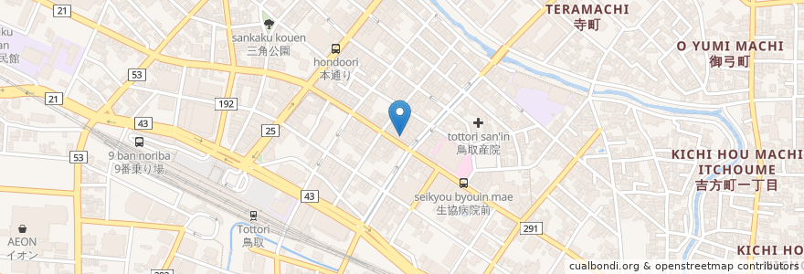 Mapa de ubicacion de 末広エステートパーキング en Giappone, Prefettura Di Tottori, 鳥取市.