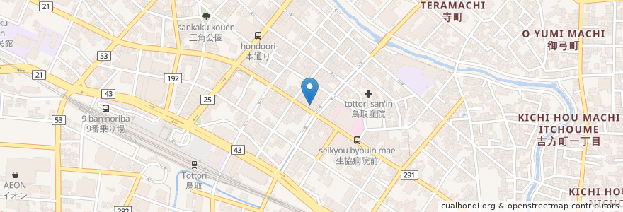 Mapa de ubicacion de Beef Room en 일본, 돗토리현, 鳥取市.