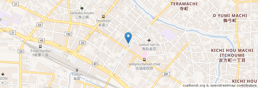 Mapa de ubicacion de MORI en Japan, Präfektur Tottori, 鳥取市.