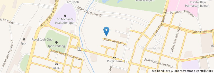 Mapa de ubicacion de Restaurant Memory Square en Malezya, Perak.