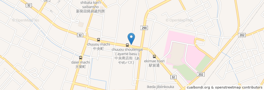 Mapa de ubicacion de 数学専門塾 ゼロワン en اليابان, 新潟県, 新発田市.