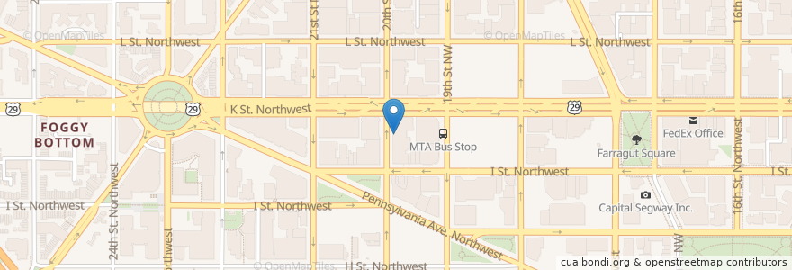 Mapa de ubicacion de Library Express en الولايات المتّحدة الأمريكيّة, واشنطن العاصمة, Washington.