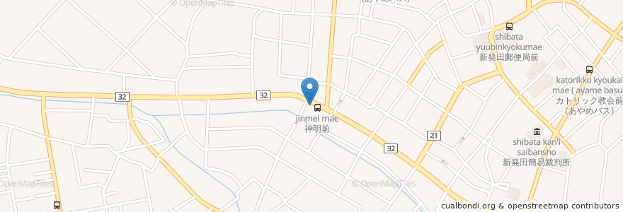 Mapa de ubicacion de ぶっちゃ家 en Japan, Niigata Prefecture, Shibata.