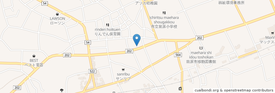 Mapa de ubicacion de 西日本シティ銀行 en Japan, Präfektur Fukuoka, 糸島市.
