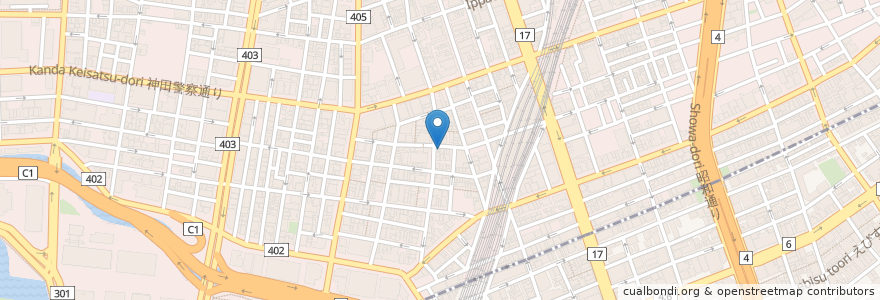 Mapa de ubicacion de 珈琲専門店 エース en Japan, 東京都, 千代田区.