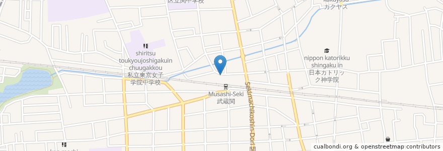 Mapa de ubicacion de キッチンオリジン en Jepun, 東京都, 練馬区.