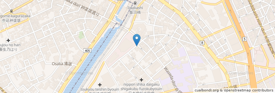 Mapa de ubicacion de 大古久塔 en 日本, 东京都/東京都, 千代田區.
