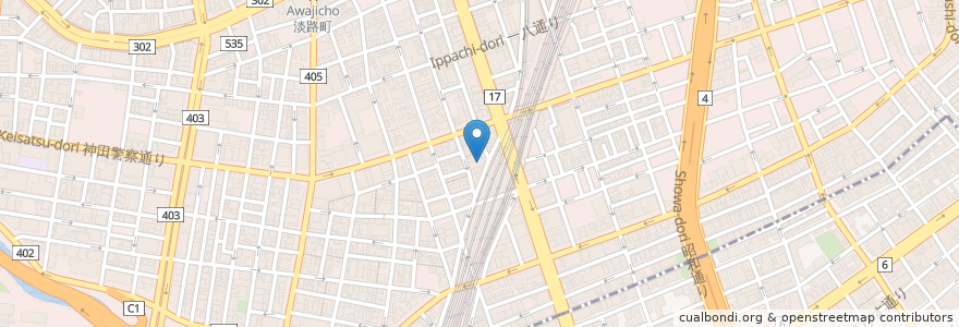 Mapa de ubicacion de 自遊空間 en 일본, 도쿄도, 치요다.