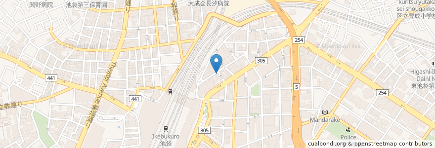 Mapa de ubicacion de 池袋ミカド劇場 en 日本, 東京都, 豊島区.