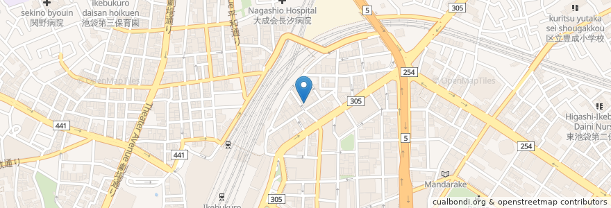 Mapa de ubicacion de 新文芸坐 en Япония, Токио, Тосима.