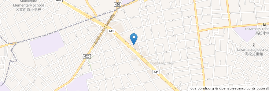 Mapa de ubicacion de バーミヤン en 日本, 東京都.