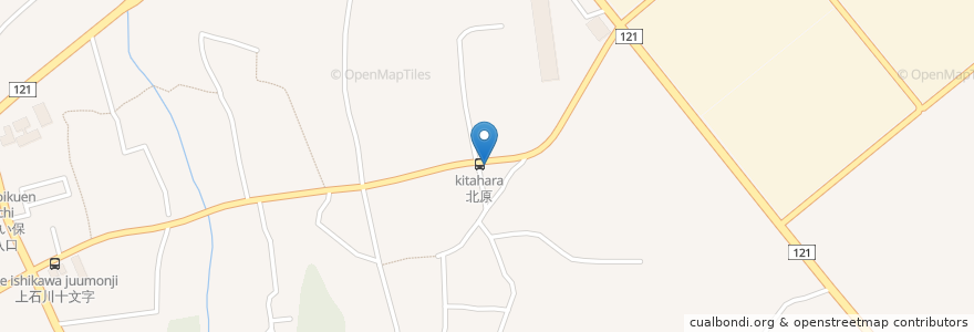 Mapa de ubicacion de さつき食堂 en Japan, Präfektur Tochigi, 鹿沼市.
