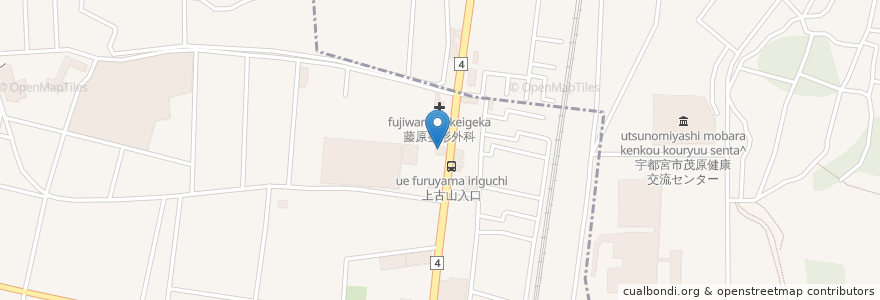 Mapa de ubicacion de サイゼリヤ en 日本, 栃木県, 下野市, 宇都宮市.