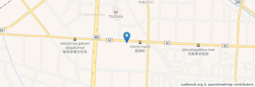 Mapa de ubicacion de Shell en 日本, 新潟県, 新発田市.