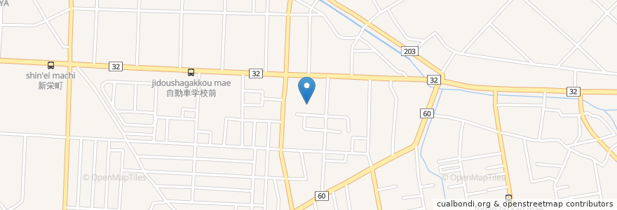 Mapa de ubicacion de 光明院 en 日本, 新潟県, 新発田市.