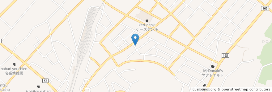 Mapa de ubicacion de 松永整形外科クリニック en 日本, 三重県, 名張市.