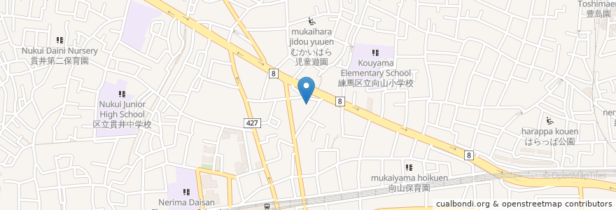Mapa de ubicacion de 保育ルームFerice en Japon, Tokyo, 練馬区.