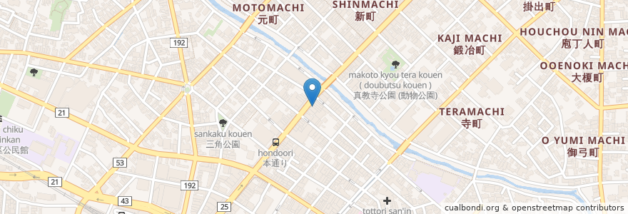 Mapa de ubicacion de ターナ・カプリッチョ en 일본, 돗토리현, 鳥取市.