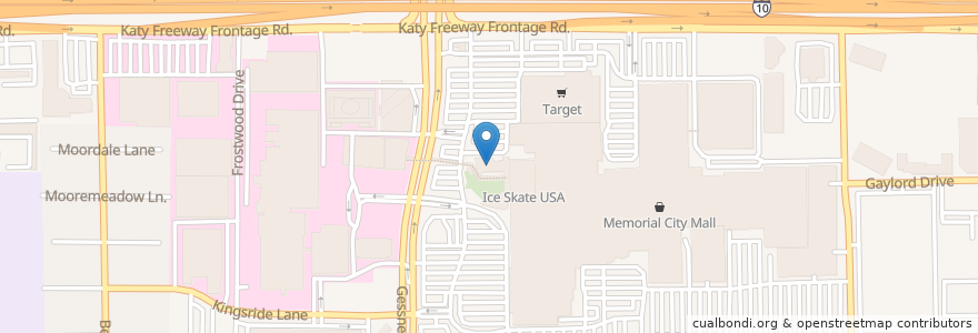 Mapa de ubicacion de The Cheesecake Factory en 미국, 텍사스, Houston, Harris County.