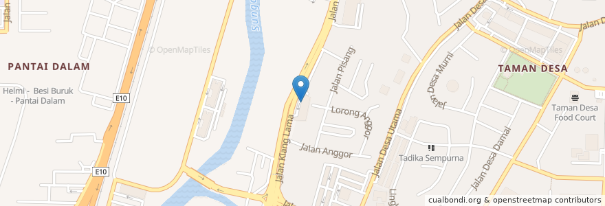 Mapa de ubicacion de Edge Clinic en Malesia, Selangor, Kuala Lumpur.