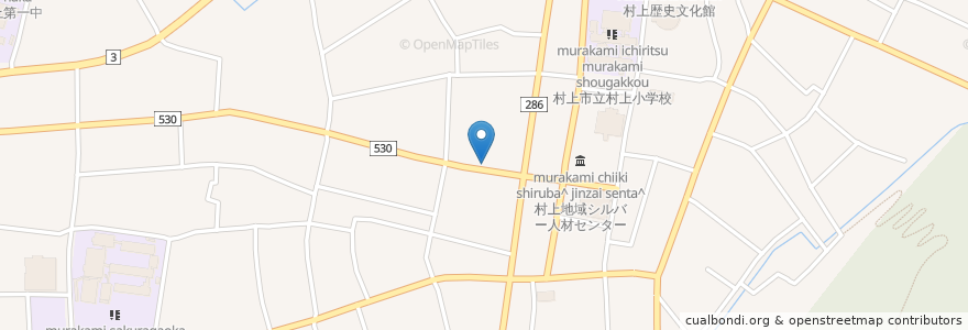 Mapa de ubicacion de 麺工房なべなか en Japón, Prefectura De Niigata, 村上市.