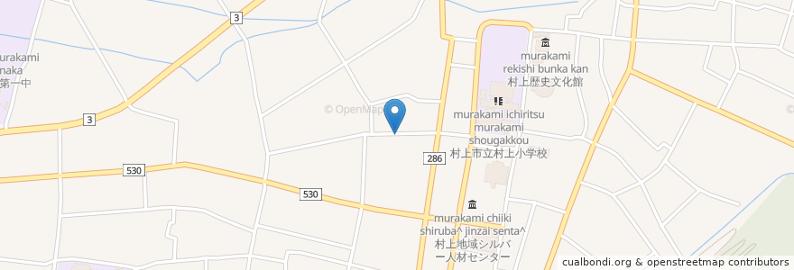 Mapa de ubicacion de るりはり en Japan, Niigata Prefecture, Murakami.