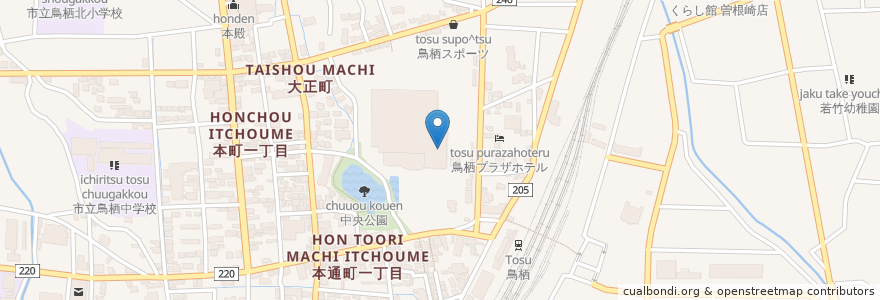 Mapa de ubicacion de サイゼリヤ en Japonya, 佐賀県, 鳥栖市.